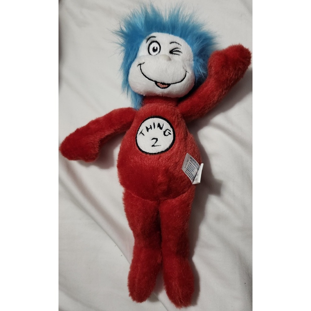 Aurora Dr. Seuss Thing 2 12 Inch Plush Classroom Teacher Cat‎ in the Hat